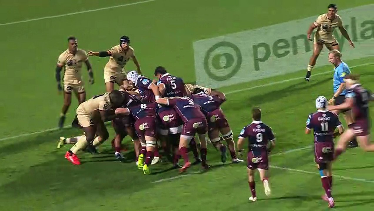 TOP 14 - Essai de Maxime LAMOTHE (UBB) - Union Bordeaux-Bègles - LOU Rugby