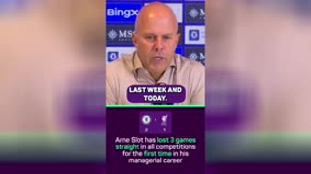 'BOTH teams could have won it' - Slot on Liverpool's loss at Chelsea
