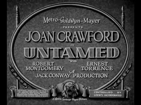 Untamed (MGM, 1929)