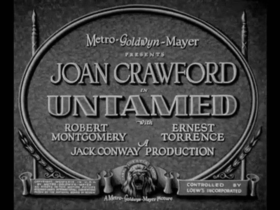 Untamed (MGM, 1929)