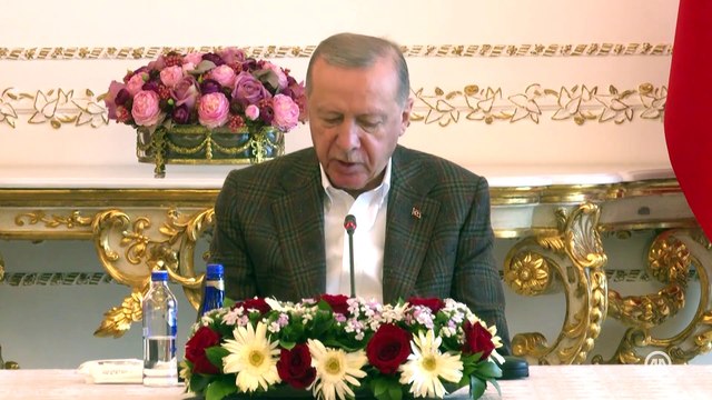 Cumhurbaşkanı Erdoğan, 2024-2025 yılları CW Enerji Türkiye Yağlı Güreş Ligi Boy birincilerini kabul etti