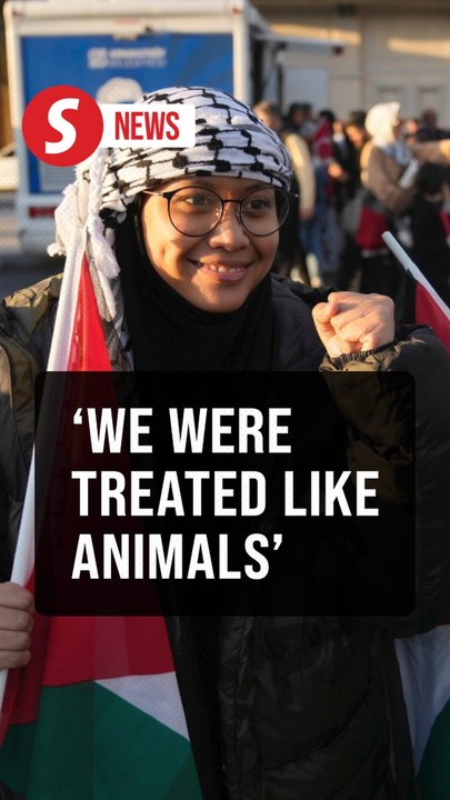 ‘Treated like an animal’: Deported Gaza flotilla activists describe detention nightmare