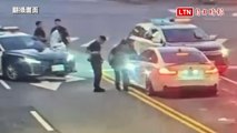 酒駕停路口昏睡還衝撞警車 警破窗逮人又搜出喪屍煙彈