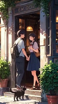 Summer Café Laughter
