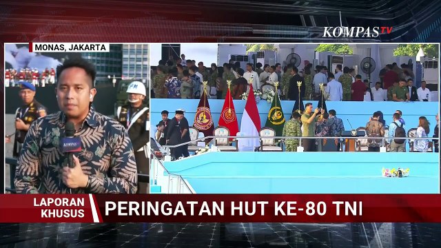 [FULL] Serba-Serbi Peringatan HUT ke-80 TNI di Monas: Warga-Presiden Prabowo Hadir Meramaikan