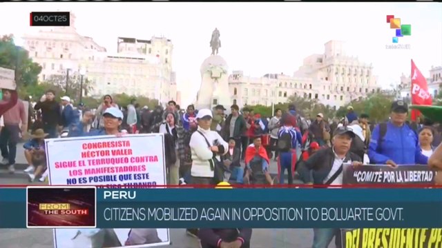 Peru: Citizens mobilize again in opposition to Boluarte government