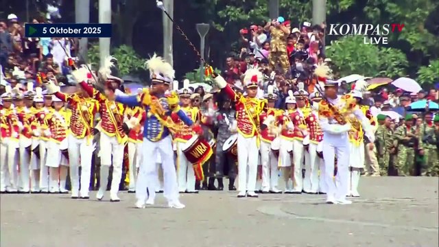[Full] Pertunjukkan Atraksi Prajurit dan Defile Pasukan di HUT ke-80 TNI di Depan Prabowo-Gibran