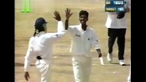Kumar Dharmasena lovely bowl clean bowled Floyd Reifer  vs West Indies 1st Test at St John's, Jun 13 1997-1