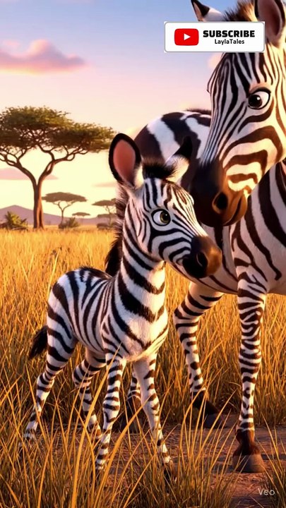 a young zebra