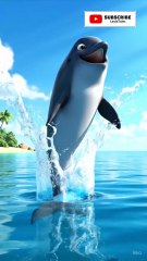 smiling young dolphin