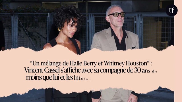 “Un mélange de Halle Berry et Whitney Houston” : Vincent Cassel s’affiche avec sa compagne de 30 ans de moins que lui et les internautes sont sous son charme