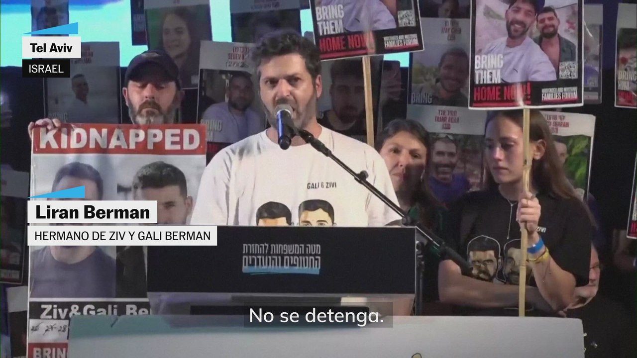 Los familiares de los rehenes exigen que se respete el acuerdo de Trump