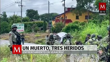 Enfrentamiento en el sur de Veracruz deja un presunto delincuente muerto y tres heridos