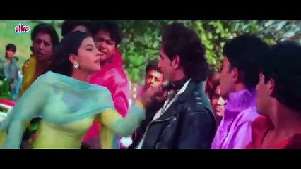 Neela Dupatta Peela Suit/1997 Hameshaa /Saif Ali Khan, Kajol , Abhijeet,Sadhana Sargam
