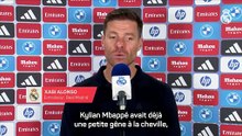 Alonso : "Mbappé avait déjà une gêne à la cheville"