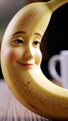 Banana is eating and dancing while singing 🤯 🎶