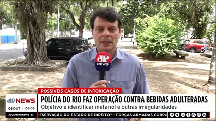 Polícia do RJ faz operação contra bebidas adulteradas