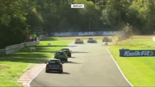 Mini Challenge 2025 Brands Hatch Race 18 Hickton Huge Crash Rolls