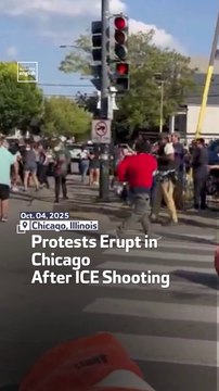 Protests Erupt In Chicago After ICE Shooting