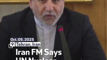 Iran FM Says UN Nuclear Cooperation Irrelevant