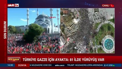 Türkiye Gazze için ayakta