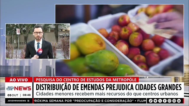 Distribuição de emendas parlamentares prejudica grandes cidades, aponta estudo