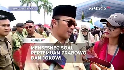 Istana Soal Isi Pertemuan Prabowo & Jokowi di Kertanegara