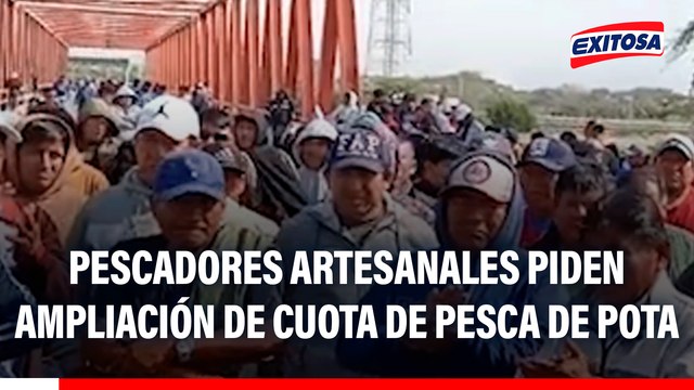 Pescadores artesanales piden la ampliación de la cuota de pesca de pota: Queremos una salida justa
