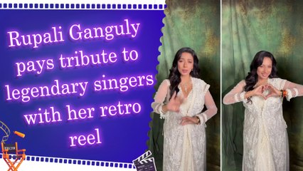 Rupali Ganguly brings Asha Bhosle -Kishore Kumar’s magic alive with her retro dance reel
