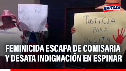 Cusco: Presunto feminicida se fuga de comisaría y detienen al policía que lo custodiaba