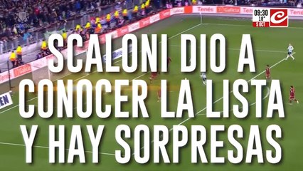 Con sorpresas locales, Scaloni presentó la lista de la Selección Argentina para los amistosos en EE.UU