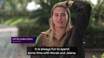 Sabalenka quizzed over double date with Djokovic