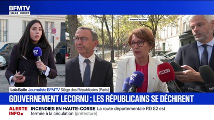 Les parlementaires du parti les Républicains soutiennent largement une participation dans le gouvernement de Sébastien Lecornu