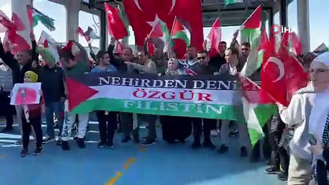 Çanakkale Boğazı’nda Sumud Filosu’na destek turu