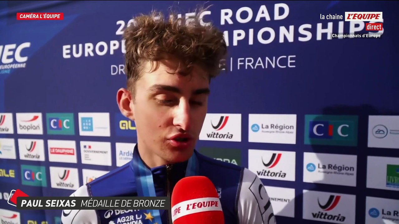 Seixas : « Je ne réalise pas... » - Cyclisme - Championnat d'Europe (H)