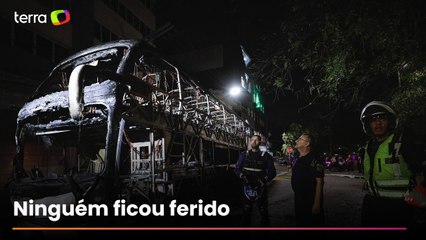 Motorista estava fora de ônibus no momento do incêndio em Porto Alegre, diz polícia