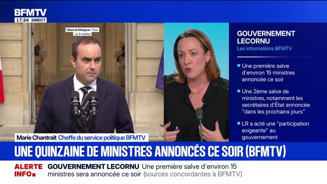 Gouvernement de Sébastien Lecornu: le ministre démissionnaire de l'Intérieur et patron des LR Bruno Retailleau est à Matignon