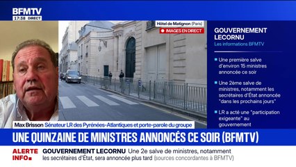 Gouvernement de Sébastien Lecornu: "Le texte que nous a adressé ce matin le Premier ministre tombe à droite", explique Max Brisson, sénateur LR