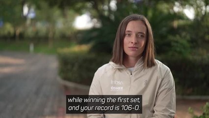 Swiatek 'really struck' by incredible stat