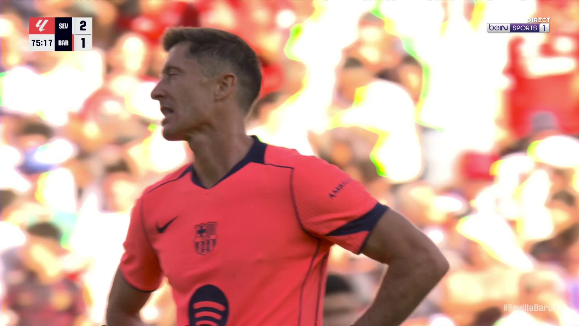 La Liga : Lewandowski manque le penalty de l'égalisation !