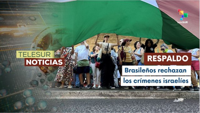 Ciudades brasileñas se movilizan en solidaridad con la causa Palestina