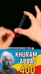 rubber bands magic trick