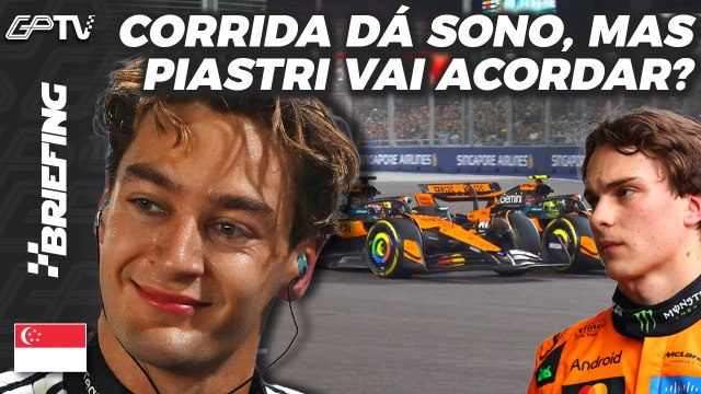 RUSSELL VENCE, VERSTAPPEN 2º e PIASTRI P*** COM NORRIS: a F1 em SINGAPURA | BRIEFING [grande premio]