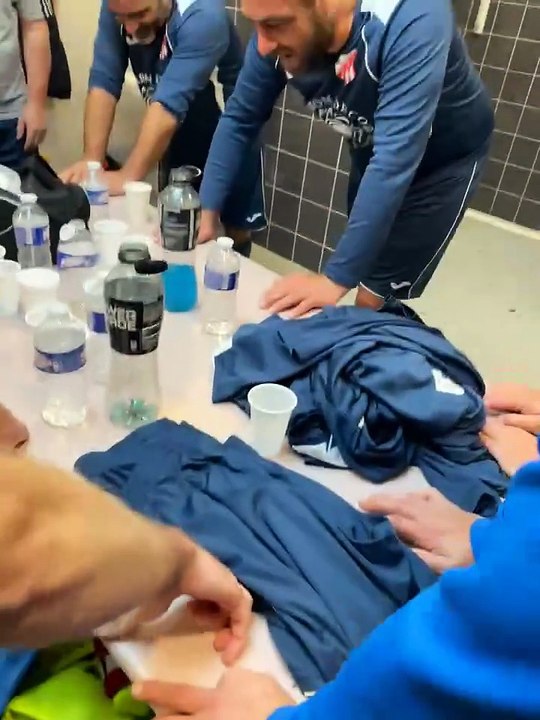 Célébration victoire ! US Londinieres / ES Tourville (Critérium vétérans le 05/10/2025)