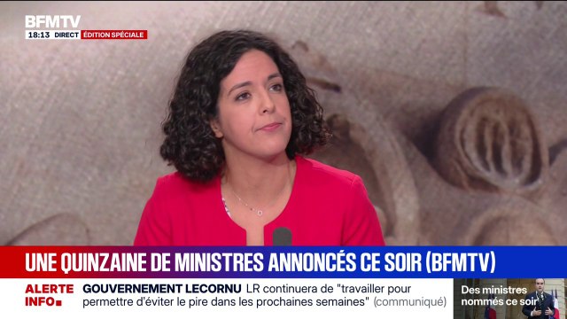 Manon Aubry, députée européenne LFI, indique que quel que soit le gouvernement annoncé par Sébastien Lecornu ce soir, il y aura une censure