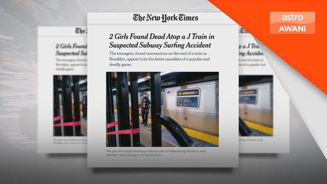 Dua remaja maut ketika Subway Surfing di New York