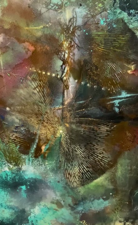 Technique mixte sur toile -