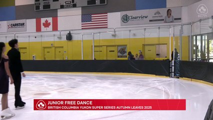 Junior Free Dance Rink 3 - 2025 BC/YT Section Super Series Autumn Leaves