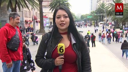 Miles de personas abarrotan la avenida Juárez por informe de Claudia Sheinbaum en el Zócalo