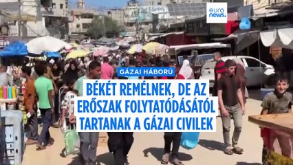 Békét remélnek, de az erőszak folytatódásától tartanak a gázai civilek